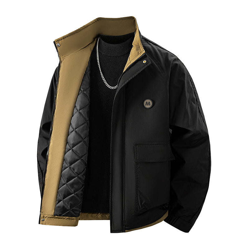 Men's utility blouson with quilted thermo lining and flap pockets Fashion Glam