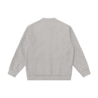 Unisex Casual Button Jacket made of Sweat Fabric with Stand-up Collar, Ribbed Cuffs and Side Pockets Fashion Glam