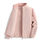 Men's fleece jacket with stand-up collar and softshell inserts Fashion Glam