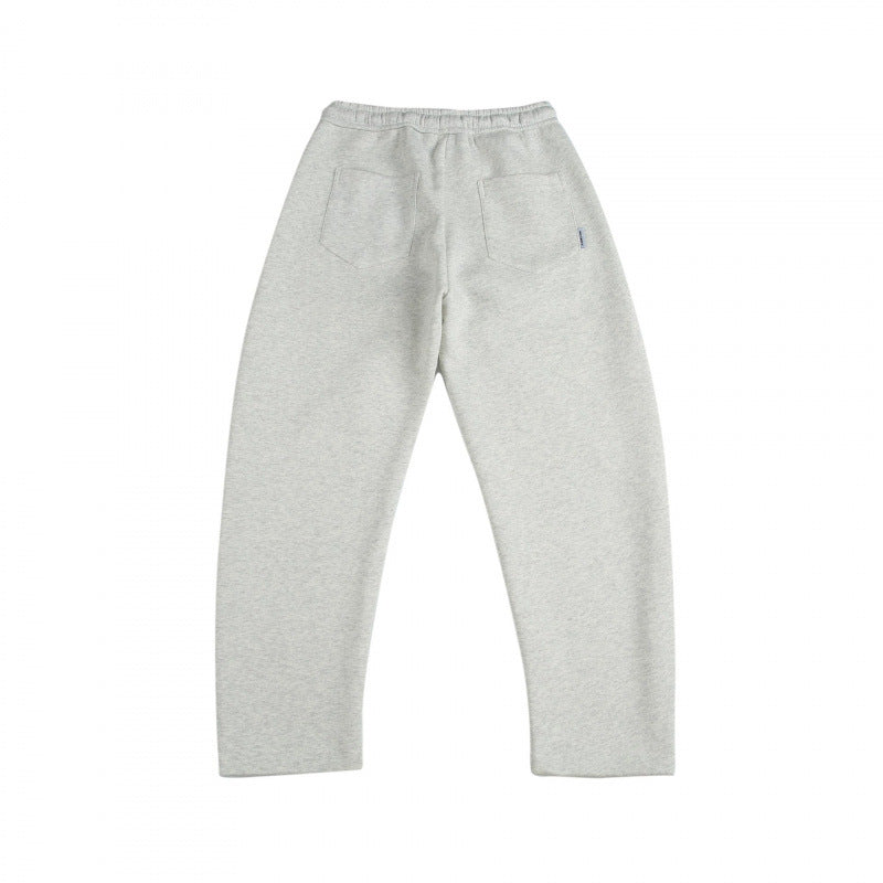 Unisex Wide Tech Jogging Pants with Diagonal Seam Design, Elastic Waistband and Drawstring Fashion Glam
