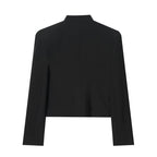 Ladies short blazer in hussar style with braided breastplate and brass buttons Fashion Glam