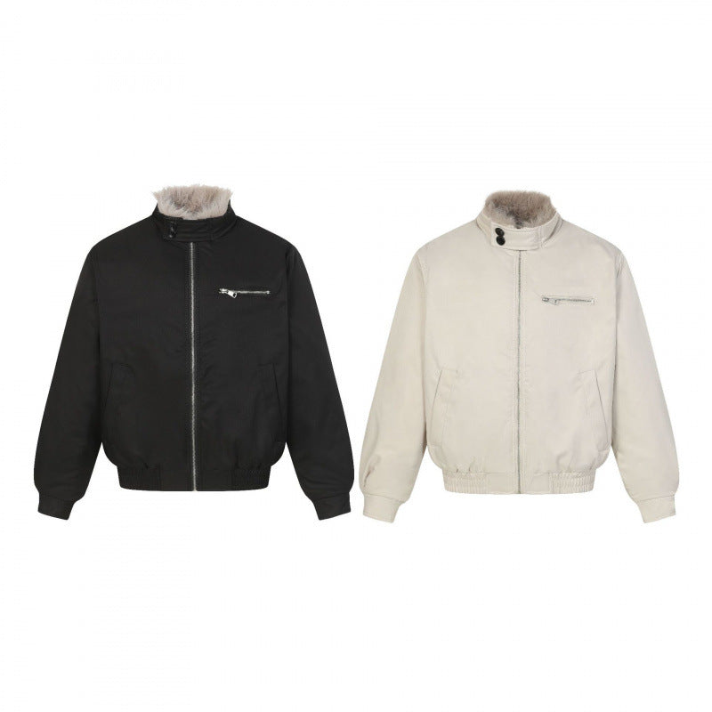 Men's Short Cut Bomber Jacket Fashion Glam