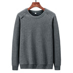 Men's Thermo Fleece Crew Neck Sweatshirt with Raglan Sleeves Fashion Glam