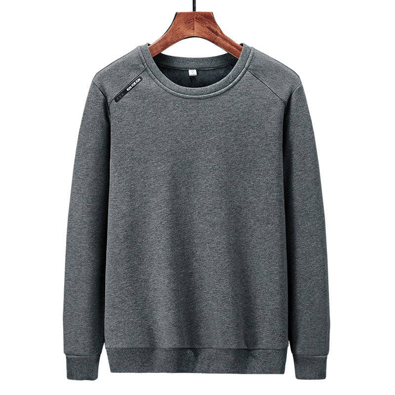 Men's Thermo Fleece Crew Neck Sweatshirt with Raglan Sleeves Fashion Glam