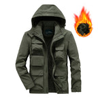 Men's Expedition Field Jacket with warming teddy fleece lining and organizer pockets Fashion Glam