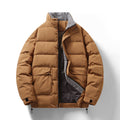 Men's quilted jacket with houndstooth lining and adjustable hem Fashion Glam