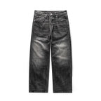 Men's loosely cut straight jeans in workwear style with used effect Fashion Glam