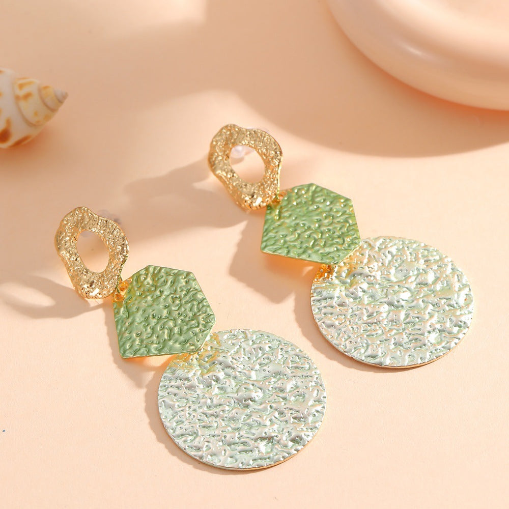 Women's Hanging Earrings with Modern Geometric Design Fashion Glam