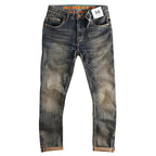 Men's Slim-Fit Jeans with Casual Used-Look Fashion Glam