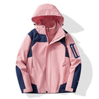 Ladies Multifunctional Trekking Softshell Jacket with removable fleece lining and hood Fashion Glam