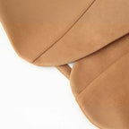 Ladies short blazer made of suede look with shawl collar and rounded hem Fashion Glam