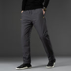 Men's Technical Jogging Pants with High Comfort Waistband, Tapered Cut and Stretch Fabric Fashion Glam