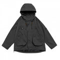 Unisex Oversized Utility Parka with hood, concealed front placket and multifunctional pockets Fashion Glam
