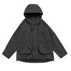 Unisex Oversized Utility Parka with hood, concealed front placket and multifunctional pockets Fashion Glam