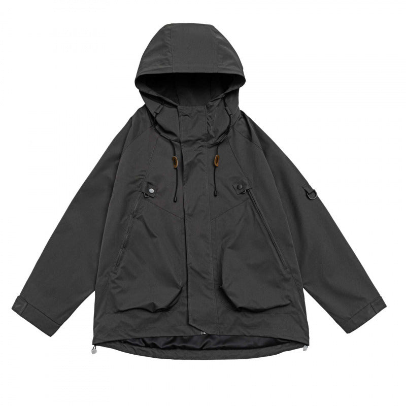 Unisex Oversized Utility Parka with hood, concealed front placket and multifunctional pockets Fashion Glam