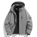 Women's two-layer softshell outdoor jacket with removable fleece inner jacket and hood Fashion Glam
