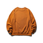 Unisex Oversize Sweatshirt in Collegiate Look with Round Neck and Raglan Sleeves Fashion Glam