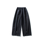 Women's Wide Culotte Pants with High Waist and Elastic Band Fashion Glam
