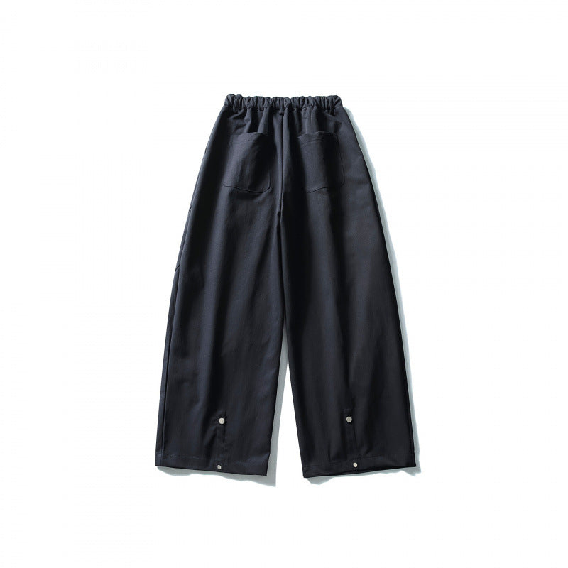 Women's Wide Culotte Pants with High Waist and Elastic Band Fashion Glam