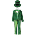 Men's costume as Irish Leprechaun with hat and detailed accents Fashion Glam