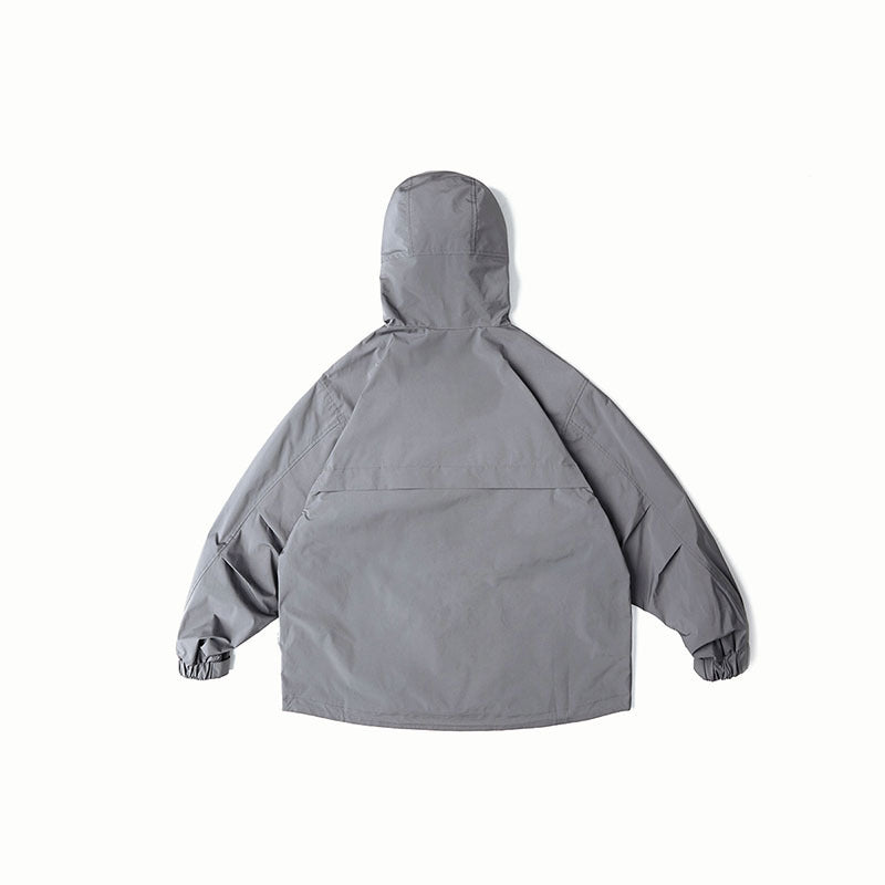 Unisex Water-Repellent Oversize Parka Jacket with Hood and Multifunctional Pockets Fashion Glam