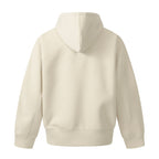 Men's Boxy Hoodie with Half Zipper, Reinforced Placket and Clean Minimal Design Fashion Glam