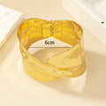 Women's Open Bangle in Stylish, Curved Design Fashion Glam