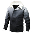 Men's Water-Repellent Hooded Jacket with Gradient, Windproof and Breathable Fashion Glam