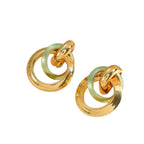 Women's earrings in elegant ring design Fashion Glam