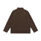 Unisex Boxy Training Jacket with full zip, stand-up collar and inset side piping Fashion Glam