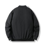 Men's lightweight padded bomber jacket with windproof surface and ribbed hem Fashion Glam