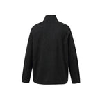 Unisex Boxy Fine Knit Pullover with Short Polo Collar and Straight Hem Fashion Glam