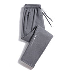 Men's Sporty Jogging Pants with Zipper Pocket, Drawstring, and Elastic Cuffs Fashion Glam