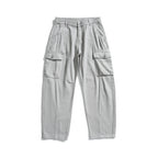 Men's Utility Style Cargo Pants with Flap Pockets and Straight Leg Fashion Glam