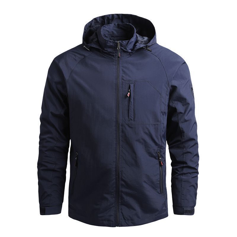 Men's Tactical-Urban Transitional Jacket with Hood, Mesh Lining and Concealed Zipper Pockets Fashion Glam