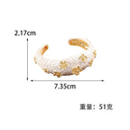Women's bracelet with intricate flower design Fashion Glam