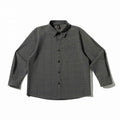 Unisex Checked Overshirt in Boxy Cut with Chest Flap Pocket and Shirt Collar Fashion Glam