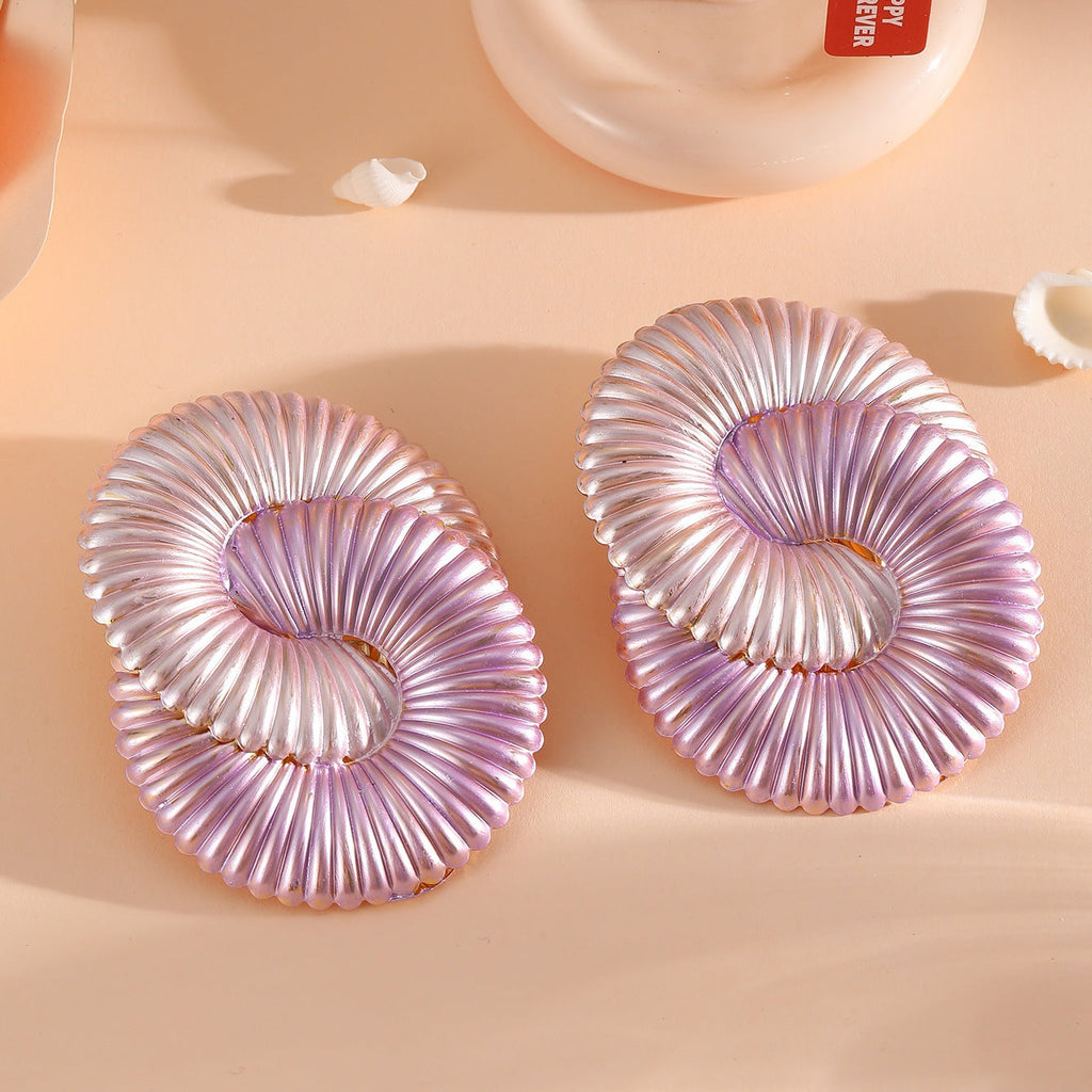 Women hair clips in modern shell design Fashion Glam