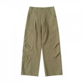 Women High-Waist wide Cargo Pants with dividing seams and patch pockets Fashion Glam