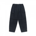 Unisex Oversize Cargo Pants with drawstring waistband, layer detail and snap hem Fashion Glam