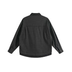 Unisex Boxy Overshirt with integrated shirt front, V-neck and boxy silhouette Fashion Glam