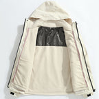 Men's Lightweight Softshell Rain Jacket with Detachable Fleece Lining, Sealed Seams and Multifunctional Pockets Fashion Glam