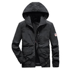Men's Ultra-Light Hooded Field Jacket with Mesh Lining and Multiple Pockets Fashion Glam