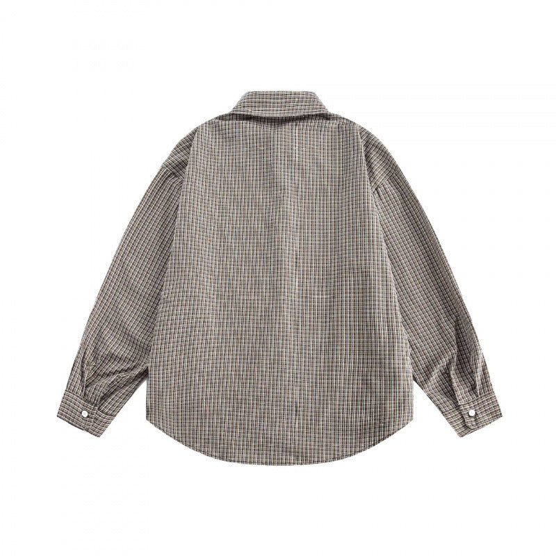 [Unisex Oversize Shirt Jacket in Boxy Cut with Chest Pocket Fashion Glam] Fashion Glam