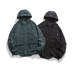Unisex Boxy-Utility-Hooded Jacket with Multiple Pockets, Adjustable Hem and Windproof Shell Fashion Glam