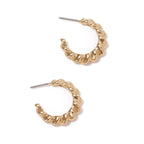 Women Hanging Earrings with Elegant Wave Design Fashion Glam