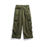 Unisex Loose Cargo Pants with Drawstring Waist, Large Flap Pockets, and Adjustable Hem Fashion Glam