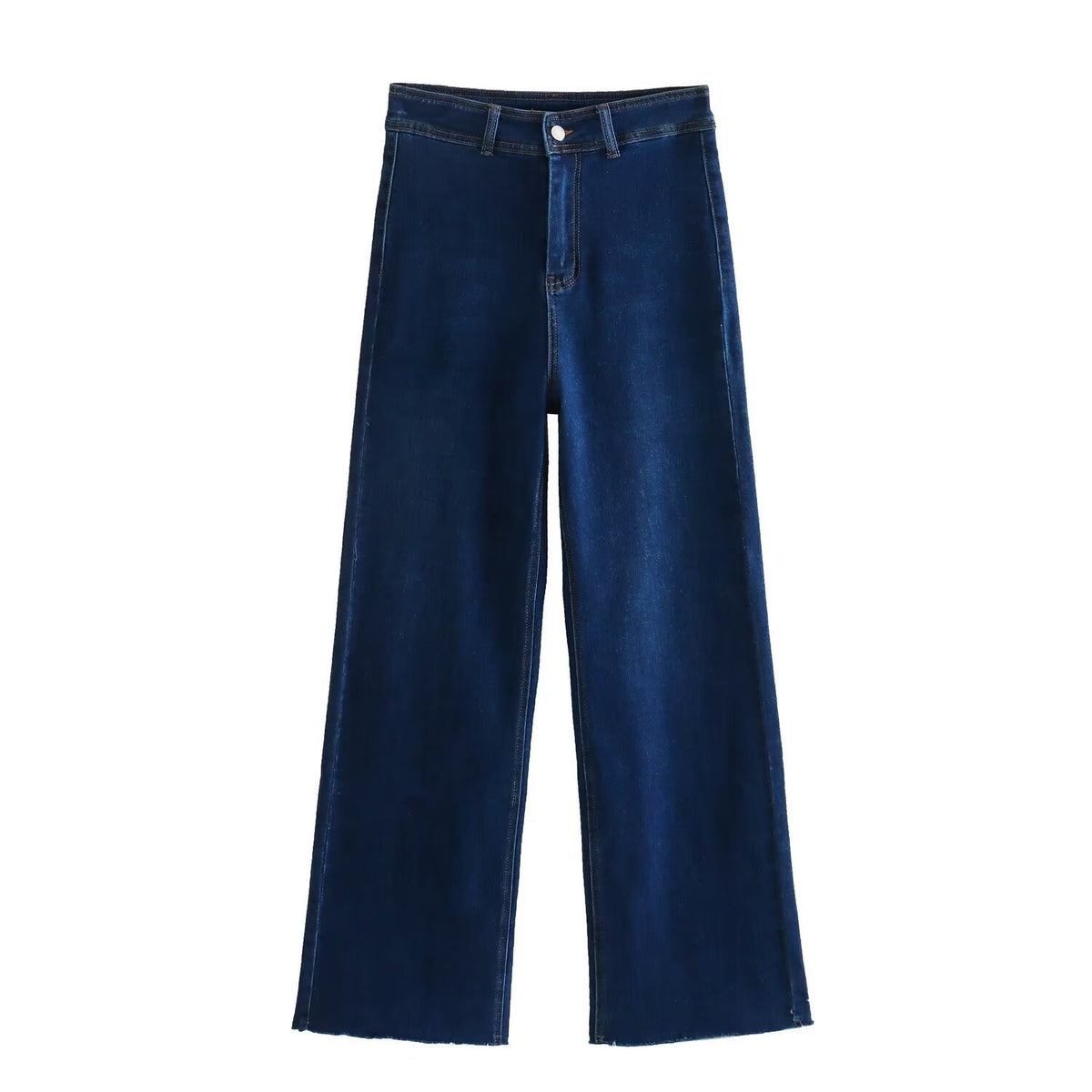 Women's loose high-waist worker pants with patch back pockets Fashion Glam