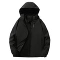 Men's three-layer waterproof outdoor softshell jacket with detachable fleece inner jacket Fashion Glam