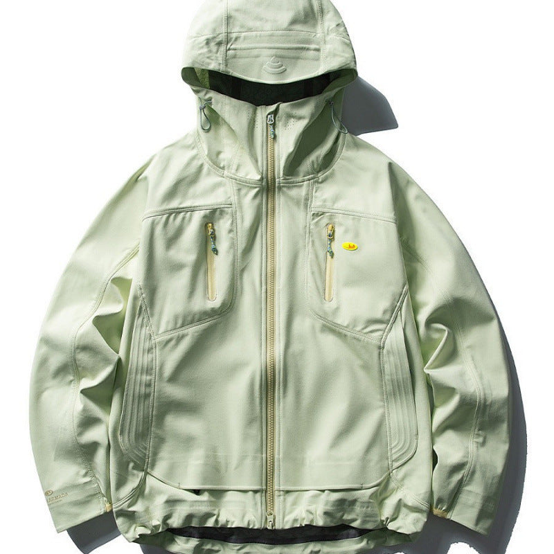Unisex Technical Softshell Field Jacket with welded seams, four zippered pockets, and extended back part Fashion Glam